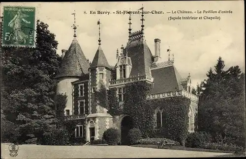 Ak Saint-Florent-sur-Cher Cher, Le Château