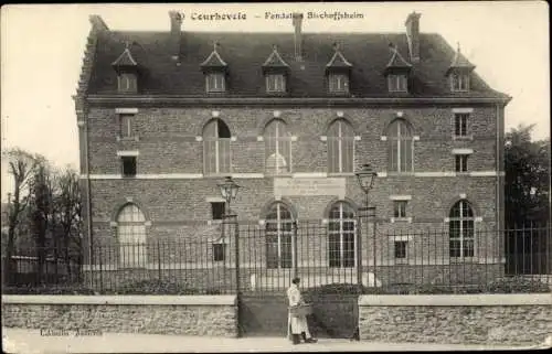 Ak Courbevoie Hauts de Seine, Fondation Bischoffsheim