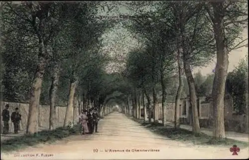 Ak La Varenne à Champigny Val de Marne, Avenue de Chennevières