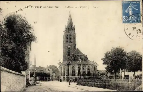 Ak Vitry Val de Marne, L´Église