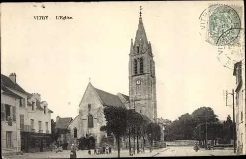 Ak Vitry Val de Marne, L´Église