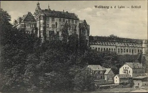Ak Weilburg an der Lahn, Schloss