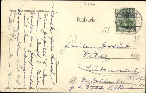 Ak Seesen in Niedersachsen, Eingang in das Granetal