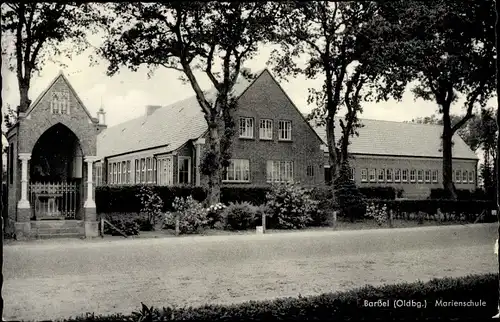 Ak Barßel in Niedersachsen, Marienschule