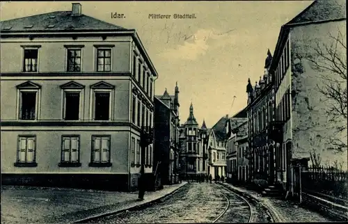 Ak Idar Oberstein an der Nahe, Mittlerer Stadtteil