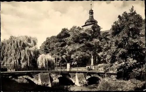 Ak Oebisfelde Weferlingen in Sachsen Anhalt, Allerbrücke