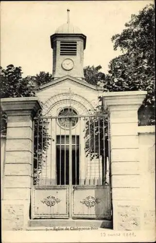 Ak Clichy sous Bois Seine Saint Denis, L'Eglise