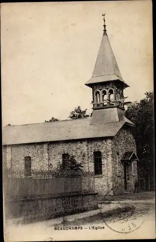 Ak Beauchamps Val d´Oise, l´Église