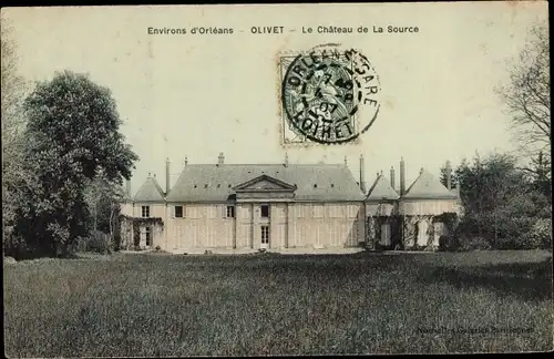 Ak Olivet Loiret, Château de La Source