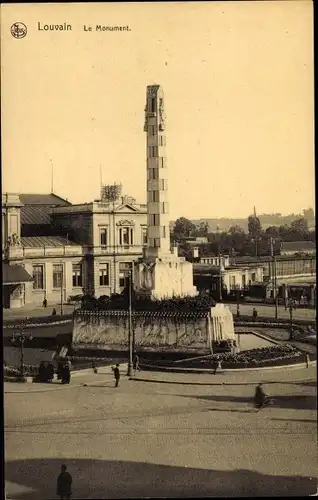 Ak Louvain Leuven Flämisch Brabant, Le Monument, Denkmal