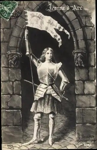 Künstler Ak Boucher, G., Jeanne d'Arc