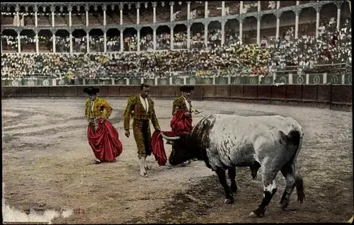 Ak Corrida de Toros, Stierkampf