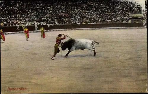 Ak Corrida de Toros, Banderillas, Stierkampf