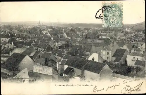 Ak Saint Amand Cher, Vue Générale