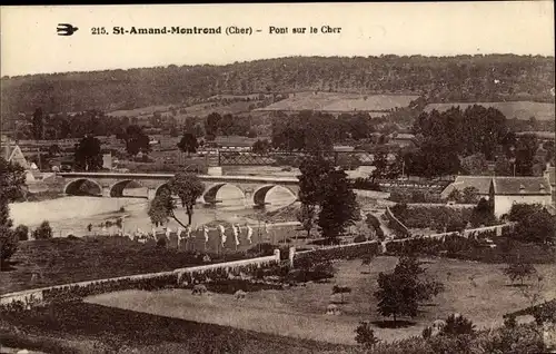 Saint Armand Montrond Cher, Pont sur le Cher