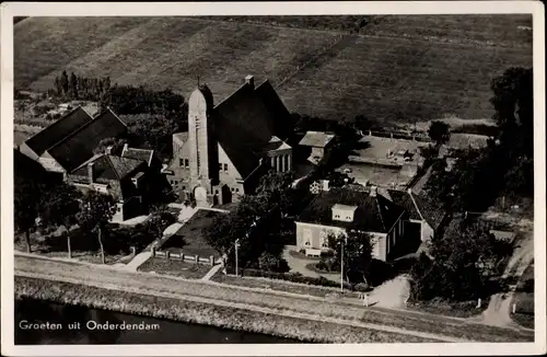 Ak Onderdendam Groningen, Vogelvlucht