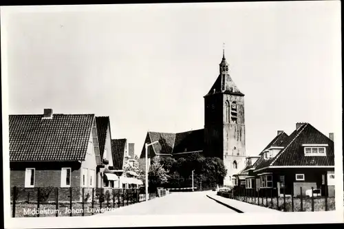 Ak Middelstum Loppersum Groningen, Johan Lewestraat