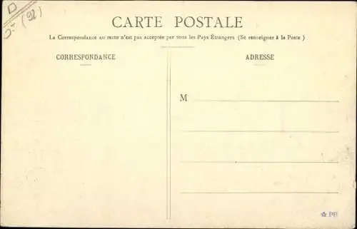 Ak Courbevoie Hauts de Seine, Le Boulevard Gambetta