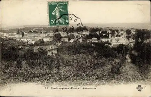 Ak Fontenay aux Roses Hauts de Seine, Panorama