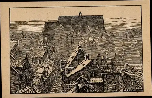 Künstler Ak Sievers, Rudolf, Braunschweig in Niedersachsen, St. Ägidien