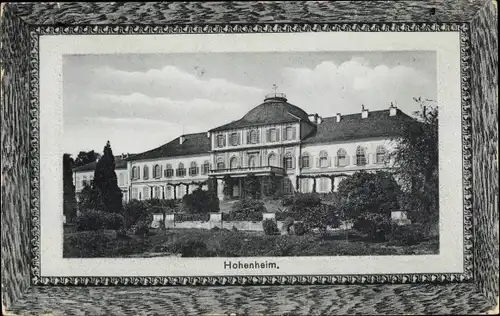 Präge Ak Hohenheim Stuttgart in Baden Württemberg, Villa
