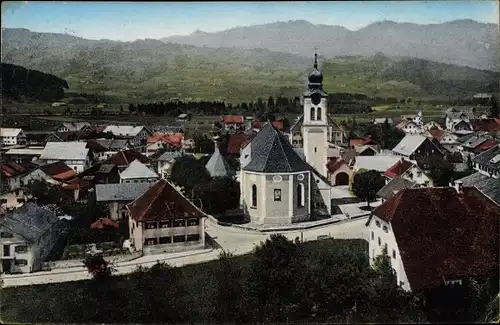 Ak Sonthofen im Oberallgäu Schwaben, Totalansicht der Ortschaft