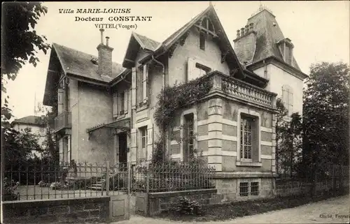 Ak Vittel Lothringen Vosges, Villa Marie Louise, Docteur Constant