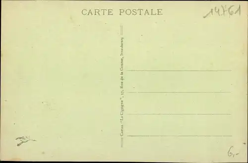 Ak Colmar Kolmar Elsass Haut Rhin, Cantine, Caserne Rapp