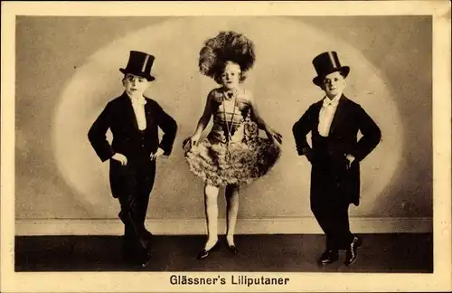 Ak Glässner's Liliputaner