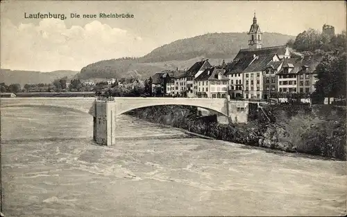 Ak Laufenburg am Hochrhein, Neue Rheinbrücke