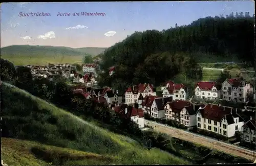 Ak Saarbrücken im Saarland, Partie am Winterberg