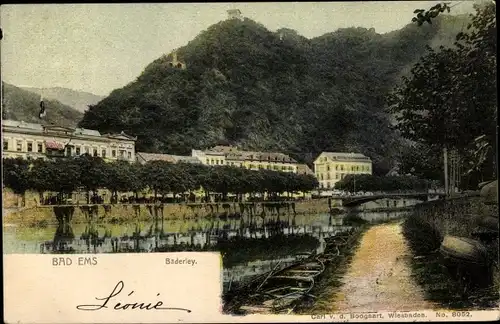 Ak Bad Ems an der Lahn, Bäderley