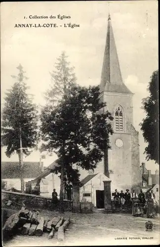 Ak Annay la Cote Yonne, l´Église