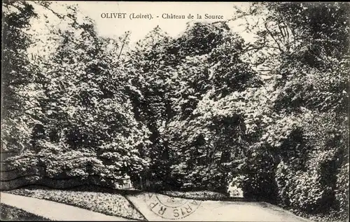 Ak Olivet Loiret, Château de la Source