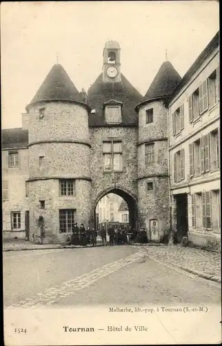 Ak Tournan-en-Brie Seine et Marne, Hôtel de Ville