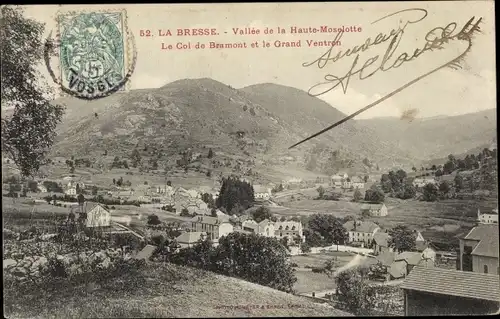 Ak La Bresse Vosges, Vallee de la Haute Moselotte, Le Col de Bramont et le Grand Ventron