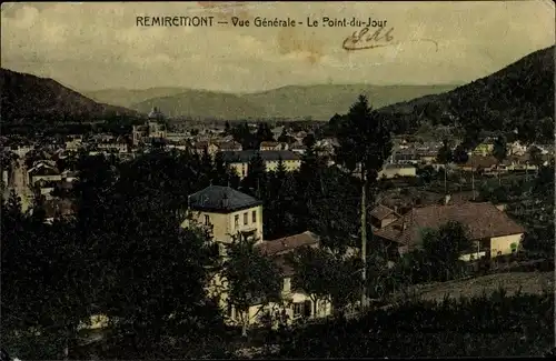 Ak Remiremont Lothringen Vosges, Vue Generale, Le Point du Jour