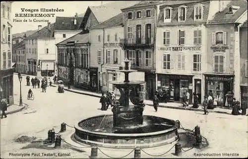 Ak Remiremont Lothringen Vosges, Place de la Courtine