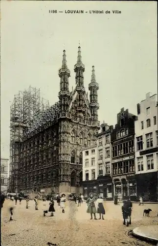 Ak Louvain Leuven Flämisch Brabant L´Hotel de Ville