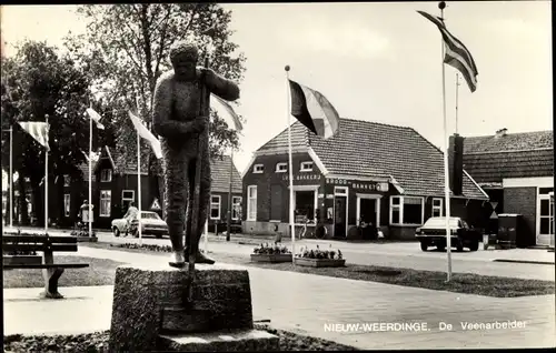 Ak Nieuw Weerdinge Drenthe Niederlande, De Veenarbeider