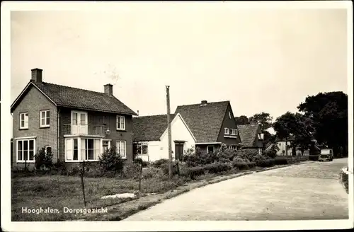 Ak Hooghalen Drenthe Niederlande, Dorpsgezicht