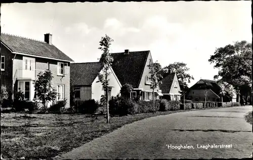 Ak Hooghalen Drenthe Niederlande, Laaghalerstraat