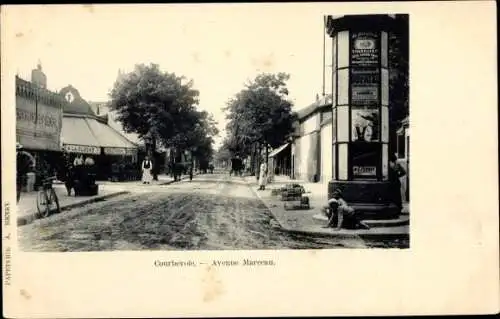 Ak Courbevoie Hauts de Seine, Avenue Marceau