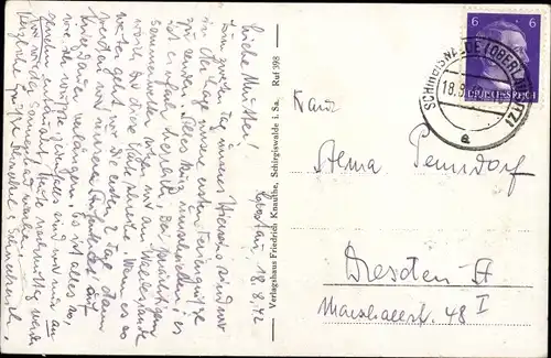 Ak Schirgiswalde in Sachsen, Totalansicht