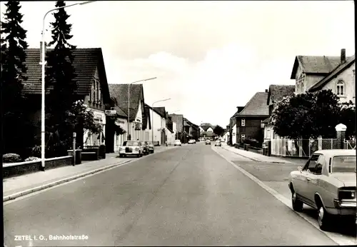 Ak Zetel in Friesland, Bahnhofstraße