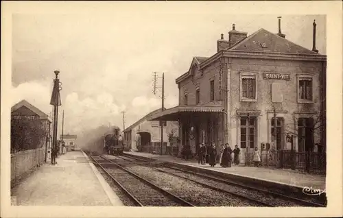 Ak Saint Vit Doubs, La Gare