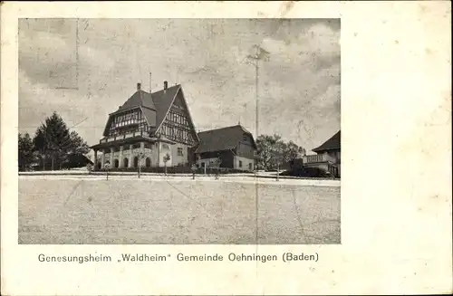 Ak Öhningen in Baden, Genesungsheim Waldheim