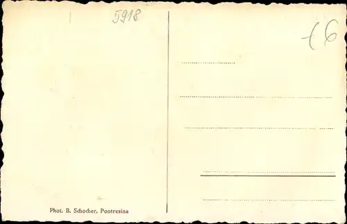 Ak Pontresina Kanton Graubünden Schweiz, Hotel Schweizerhof