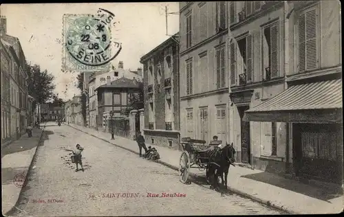 Ak Saint Ouen l’Aumône Val d’Oise, Rue Soubise