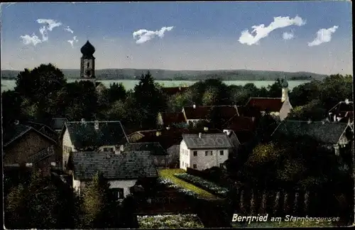 Ak Bernried am Starnberger See, Panorama vom Ort, Ottmar Zieher